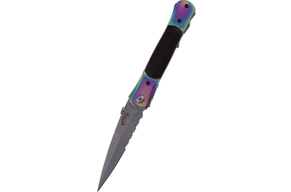 Folder Black Pakawood/Titanium 4.5