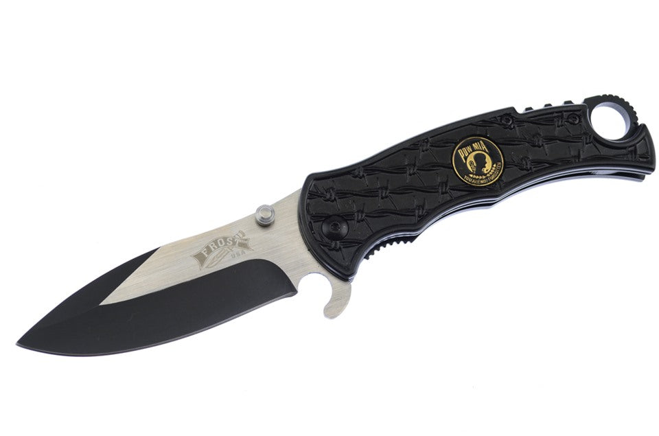 Pow/Mia Black Aluminum Snapshot Tactical