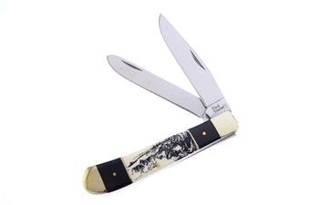 Steel Warrior White Bone Buffalo Wolf Art