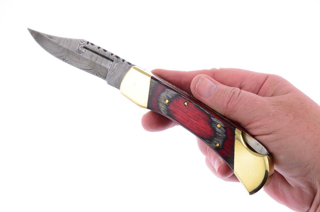 Bone Edge Damascus