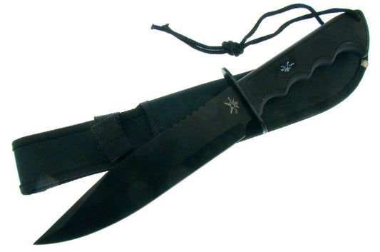 Black Composite Bowie w/Nylon Sheath